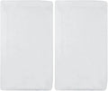 American Baby Company 100% Natural Cotton Fitted Cradle/Bassinet Sheet 36" x 18" - Soft, Breathable & Hypoallergenic Bed Sheet, White, Neutral for Boys & Girls (Pack of 2)