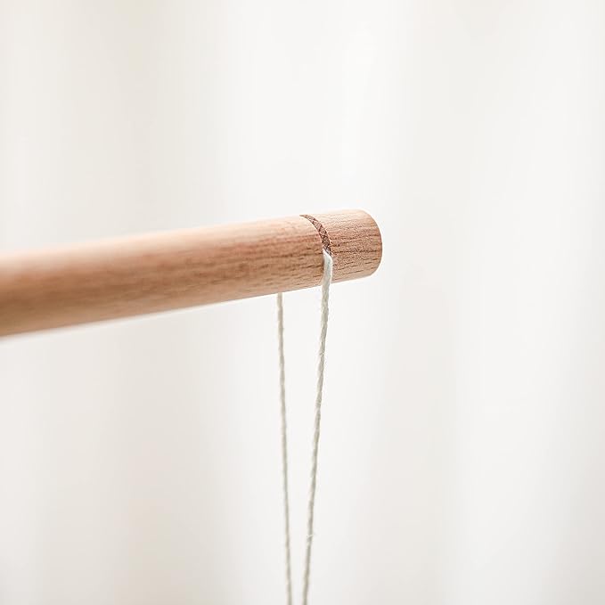 Baby Crib Mobile Arm,HBM 28-33inch Wooden Mobile Arm for Crib Mobile Hanger for Crib Baby Girl Nursery Decor
