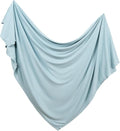PurComfy Supersoft Swaddle Blanket, Premium Bamboo Viscose Baby swaddling Blankets for Newborns, Lightweight & Breathable Swaddle Blankets for Boys and Girls, 47” x 47”, Neutral Baby Essentials