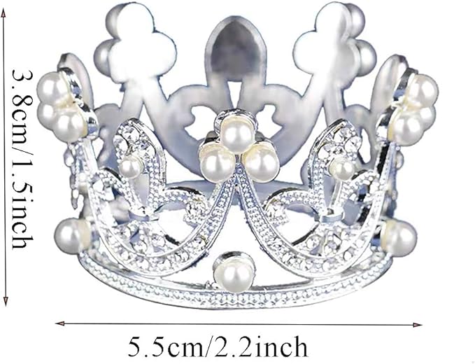 Infant Baby Girl Boy Crown Photo Shoots Headband for Newborn Crystal Princess Party Headwear Photography Props