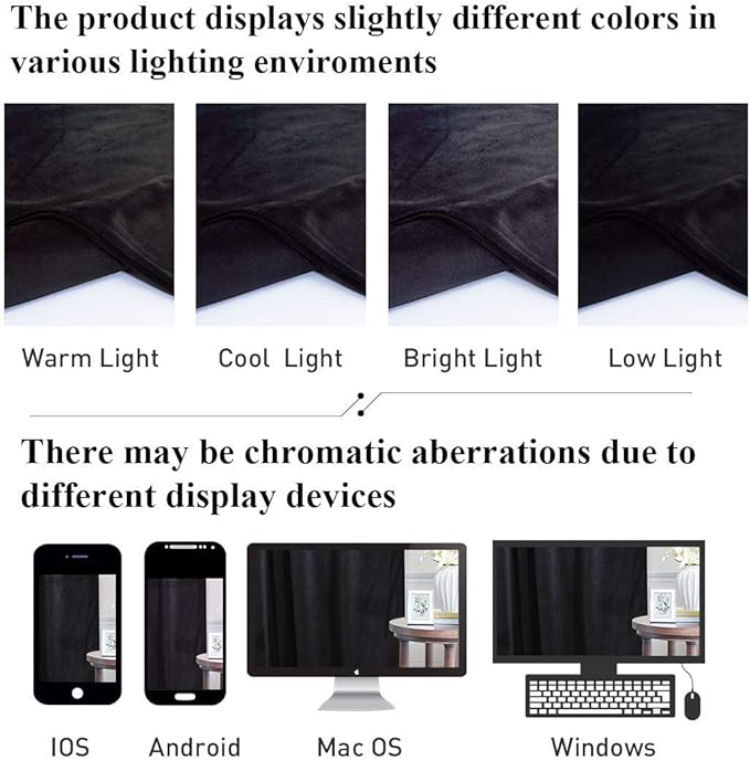 StangH Black Velvet Theater Curtains Extra Wide Blackout Window Drapes for Sliding Glass Door, Halloween Backdrop Curtains for Living Dining Room/Sitting Area, W100 x L108, 1 Panel