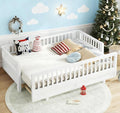 Bellemave Queen Floor Bed or Twin XL Montessori Floor beds for Kids, Twin XL Can Be Converted into a Queen Platform Bed, White