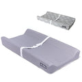 Baby Diaper Changing Pad Soft, Waterproof Changing Pad, Non-Slip Bottom, Safety Straps & Ergonomic Contoured Design - Wipeable Changing Pad Cover Standard Size (31.5"x16") Changing Tables & Dressers