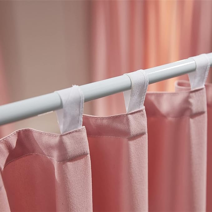 VETHIN Elastic Roof Style Four Corner Post Princess Bed Canopy Curtains Cozy Breathable Tent Canopy Mosquito Net for Girls & Adults Bedroom Decoration (Pink, 47-53" W*78" L*82"*H/(Twin-Full))