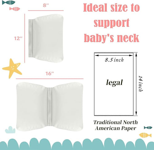 2PC Newborn Photography Butterfly Posing Pillow Basket Filler & Positioner for Babies DIY Newborn Professional Photography Prop White