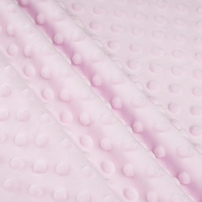 david's kids Micro Fleece Minky Baby Blanket for Girls with Double Layer and Soothing Raised Dots, Breathable and Soft Lightweight Receiving Blanket for Newborns, 40x50 Inches, Navy Floral
