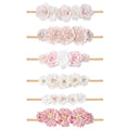 Baby Girl Headbands Nylon Flower Elastic Hairbands 6pcs Hair Accessories Gift for Newborn Infant Toddlers