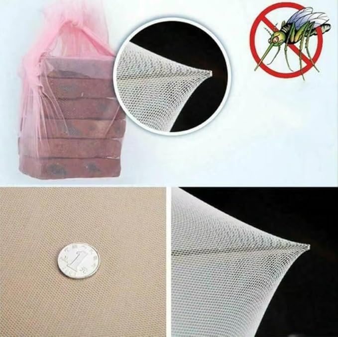 Summer Home Mosquito nets 4 Corner Post Bed Canopy net Double Bed Indor and Outdor Item (White)