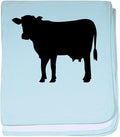 CafePress Black Cow Baby Blanket, Super Soft Newborn Swaddle