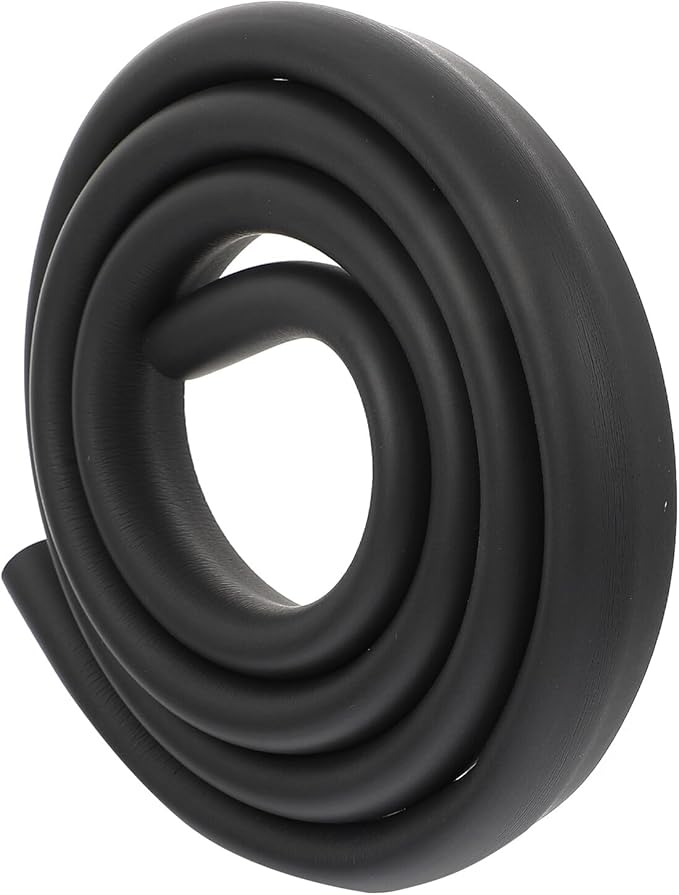 YARNOW 3pcs Black U-Shaped Corner Protector Bumper Strips for Furniture Edge Safety Guards Table and Desk Proofing Padding for Nursery Kitchen Preschool Glass Tables and Bedroom Use
