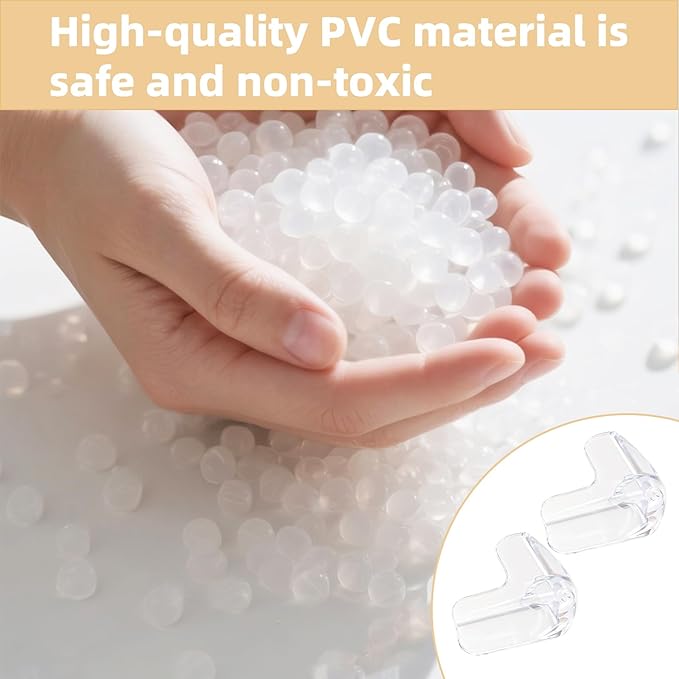 Baby Furniture Corner Protector - Soft Silicone Edge & Corner Guards,16 Pack of Transparent Bumpers for Tables, Desks, Cabinets Child Safety Essentials for Toddlers & Kids