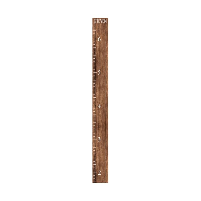 Farmhouse Style Wooden Kids Growth Chart Ruler for Boys and Girls