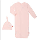Magnetic Me Modal Newborn Sleeper Gown & Hat Set | Silky Soft Modal Fabric Sleep Sack