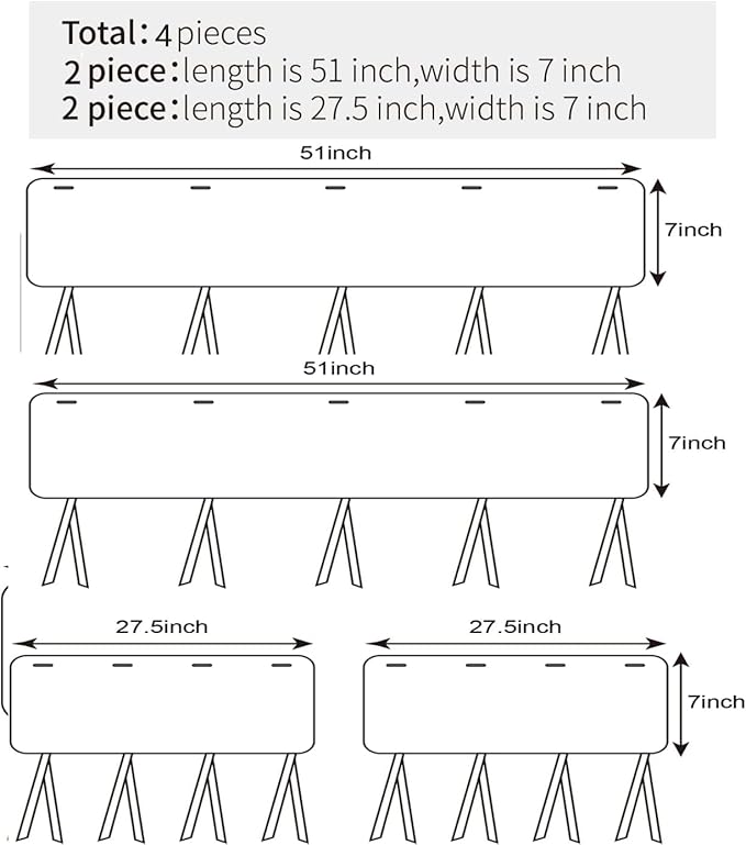 Mesh Sets Toddlers' Bed Rail Bumpers Protecter - Children's Bed Guardrail Padding - Anti-Collision |- Easy InstallEnhanced Safety Mostly Fit (4pc-white01)