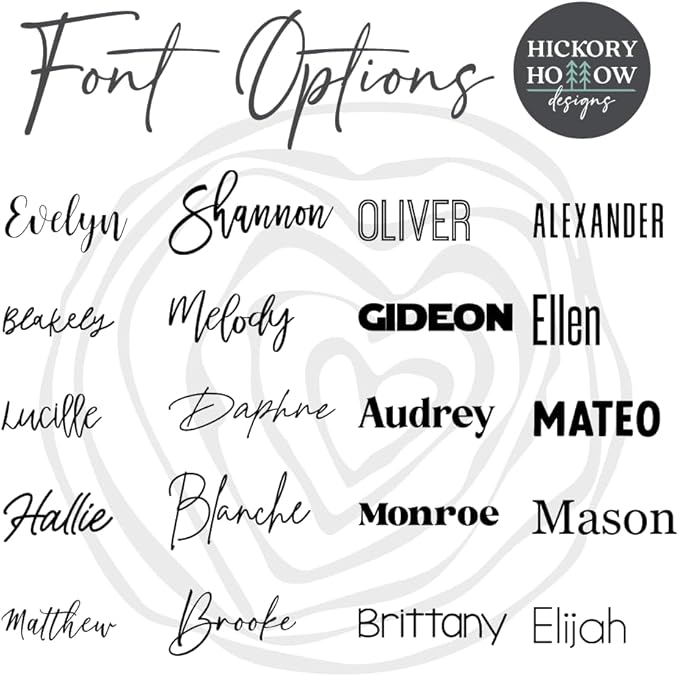 Hickory Hollow Designs Name Sign for Nursery, Woodland Nursery Decor, Custom Plaque, Nursery Decor, Baby Name Signs for Nursery, (Miley Mae)