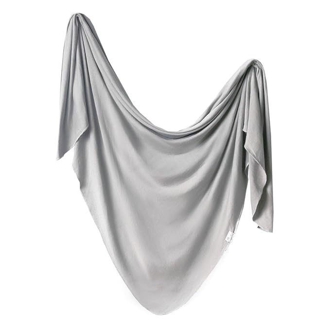 Copper Pearl Baby Swaddle Blanket - Premium Knit Baby Blanket, Large Soft Stretchy Receiving Blankets for Baby Boy and Girl, Swaddles for Newborn, Infant, and Toddler (Stone)