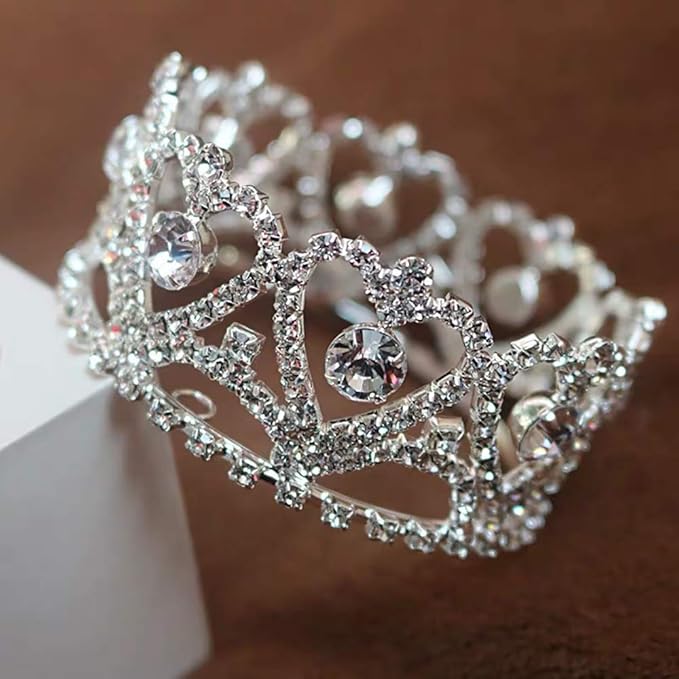 Infant Baby Girl Boy Crown Photo Shoots Headband for Newborn Crystal Princess Party Headwear Photography Props