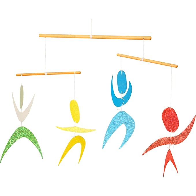 Star Dancers Hanging Mobile,Montessori Mobile, Infant Toy, Baby Mobile, Visual Tracking, Newborn Toy