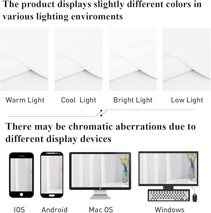 StangH White Velvet Curtains 108 inches Long, Luxury Back Tab Privacy Protect Window Drapes for Living Room Sliding Door/Patio/Laundry, W52 x L108, 2 Panels
