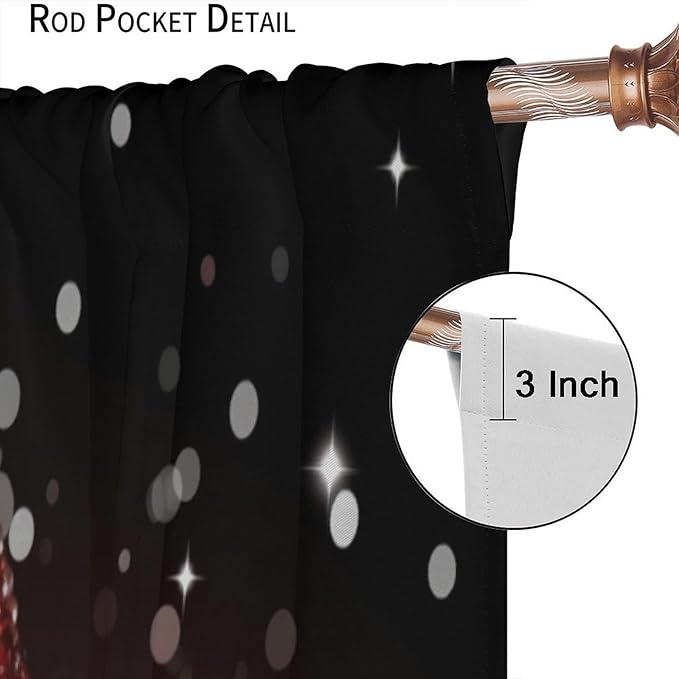 Kids Safari Animals Curtains, Baby Boy Girl Rustic Woodland Printed Cartoon Forest Window Treatments for Bedroom Living Room Nursery 2 Panels Sets, 52x84 Inch