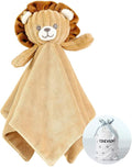 CREVENT Cozy Plush Baby Security Blanket, Loveys for Baby Girls and Boys, Birthday (Lion)