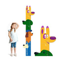 Personalized Name Growth Chart for Wall, Big Ear Dog Wood Height Chart for Kids, Height Measurement Growth Measuring Ruler, Thoughtful Birthday Gift for Boys and Girls