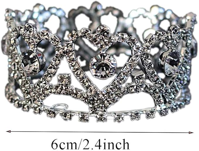 Infant Baby Girl Boy Crown Photo Shoots Headband for Newborn Crystal Princess Party Headwear Photography Props