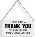 Thank You Gifts for Nurse Doctor Emergency Response Healthcare Worker First Responder Wood Wall Decor 12 × 6 Inch