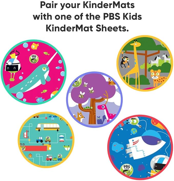 Toddler KinderMat Rest Mat with Pillow, 3/4 Inch Thickness, 8-mil Vinyl