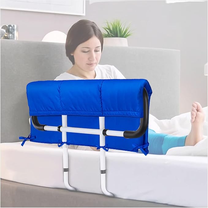 EDWERD Bed Rail Padding Cushion for Clinic & Home - Bedside Bumper Pads for Elderly Adults, Bed Fall Protector & Safety Guard, 31" L × 24" W × 1" H (1)