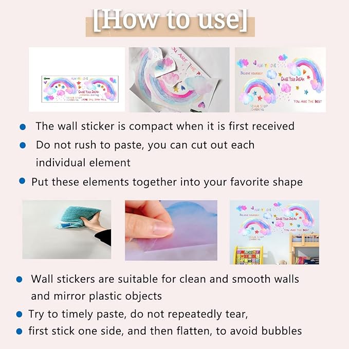 Large Pink Flower Tree Branch Wall Stickers Cherry Blossom Floral Birds Peel and Stick Wall Decals Art for Girls Bedroom Living Room TV Wall Decor