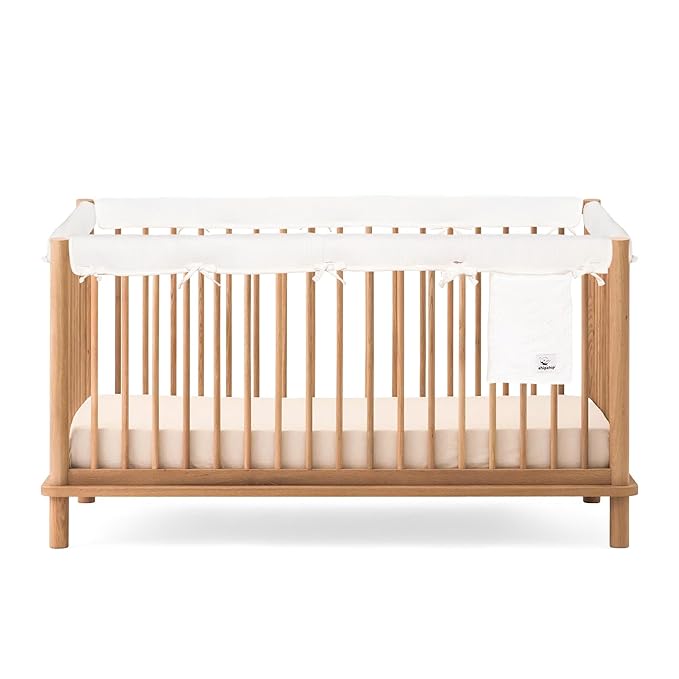 CHIPCHIP 4-Pack Cotton Muslin, 2 Long Panels 51"x7" + 2 Short Panels 27.5"x7"