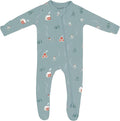 KYTE BABY Unisex Zipper Closure Footies, Rayon Made From Bamboo, 0-24 Months
