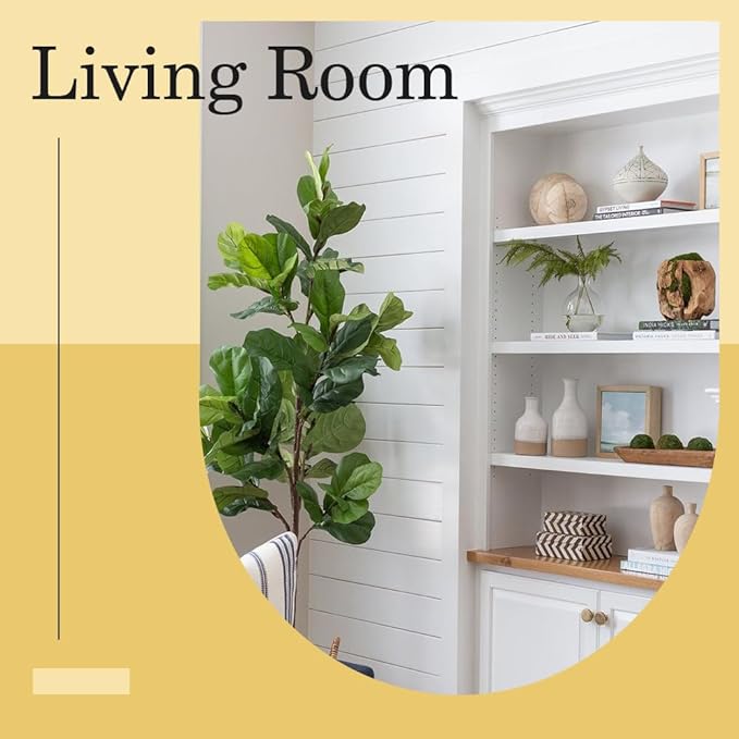 Habudda Floating Shelves for Wall, 35.5 Inch Long Natural Wood Shelf, White Rustic Decor for Bathroom Kitchen Bedroom, Hanging Mounted Invisible Bracket, Set of 2