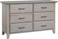 Soho Baby Chandler Premium 6-Drawer Dresser, Stone Wash