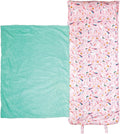 Stephen Joseph, Toddler All Over Print Nap Mat with Soft Blanket and Removable Pillow for Boys & Girls, Kids Sleeping Bag for Elementary, Daycare, Preschool with Carry Handle
