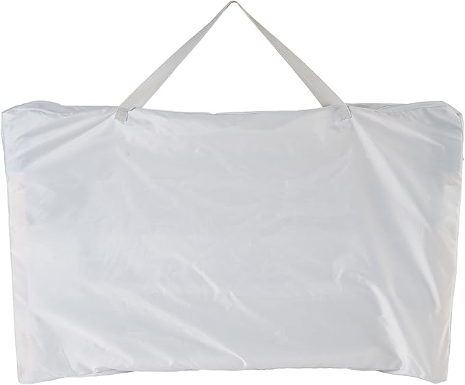 Venice Child California Dreaming Bedside Crib Bassinet w/Travel Case, Bamboo Bassinet Sheet, Removable Bamboo Compressed Cotton Mattress, Height Adjustable, Easy Clean - Grey