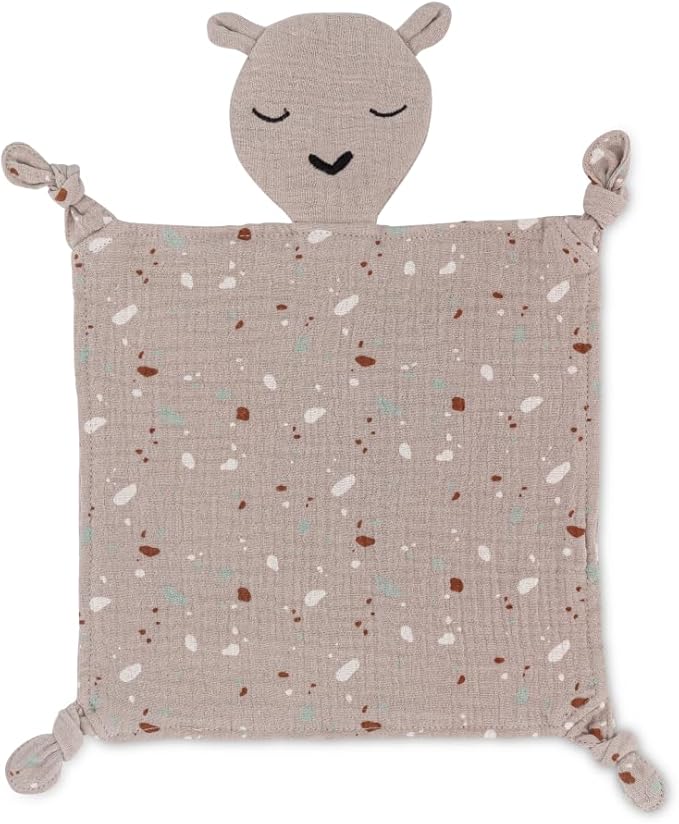 Parker Baby Muslin Lovey Security Blanket for Babies | 100% Organic & Hypoallergenic Muslin Cotton | Soft & Safe for Newborns and Toddlers | Travel Friendly Sleep Soother