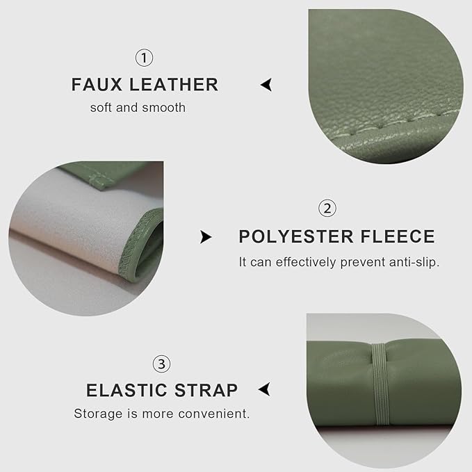 2 Pack Wipeable Diaper Changing Pad for Baby, Portable Baby Changing Mat for Travel or Home, Foldable Mat Fits Perfectly in Diaper Bag (67-08)