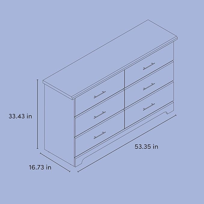 Stork Craft Brookside 6-Drawer Dresser (Olive) – GREENGUARD Gold Certified, Green Dresser for Bedroom, Kids & Nursery Storage Chest, Safety Interlocking Drawers, Pre-Installed Tracks, Kids Chest