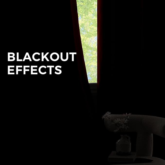 NICETOWN Burnt Orange Curtains for Living Room 84 inches Long 2 Panels, Thermal Grommet Curtains for Living Room, Noise Reducing Privacy Window Treatment Shades for Bedroom, Laundry Patio, W52