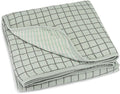 Parker Baby Muslin Blanket | 100% Soft Cotton Toddler Quilt & Baby Muslin Swaddle | Gender Neutral Design 47" x 47" Blanket