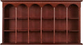 Touch of Class Mackenzie Wall Curio Shelf - Made of Wood - Elegant Display - Mounted Wooden Furniture Shelves for Living Room, Kitchen