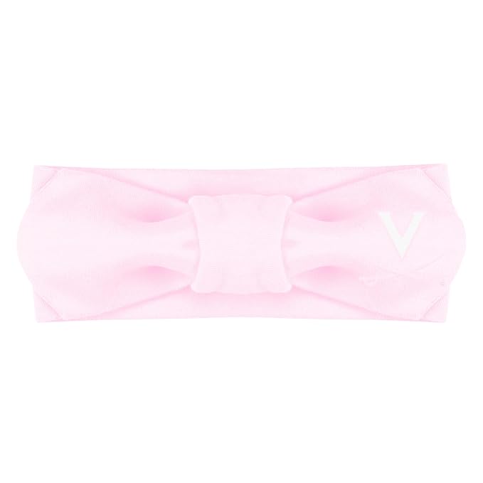 Creative Knitwear Virginia Cavaliers Infant Girls Pink Solid Hair Knot Headband Embroidered Logo - Size Newborn - 4T