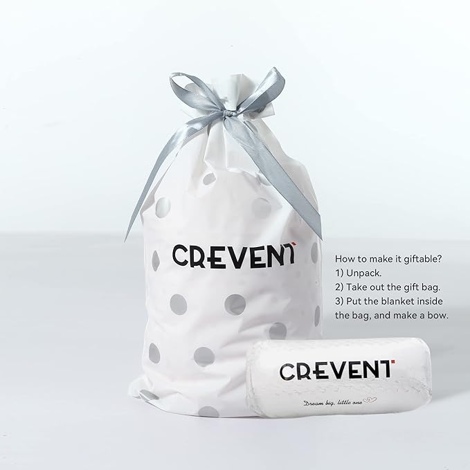 CREVENT 30''X40'' Soft Cozy Warm Baby Blankets for Boys Girls Solid Color - All Season Use - Newborn Essentials (Wave Grey)