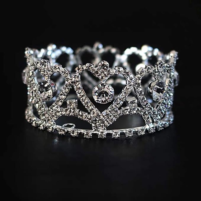 Infant Baby Girl Boy Crown Photo Shoots Headband for Newborn Crystal Princess Party Headwear Photography Props