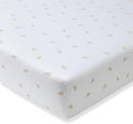 Burt's Bees Baby Essential Organic Cotton Fitted Crib Sheet, Breathable for Boy Girl Standard Crib & Toddler Mattresses