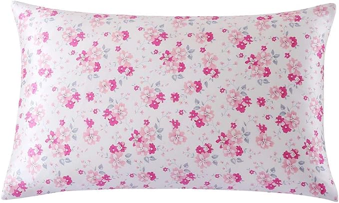 SLPBABY Silk Pillowcase for Hair and Skin with Hidden Zipper Print (Queen, Pattern29)