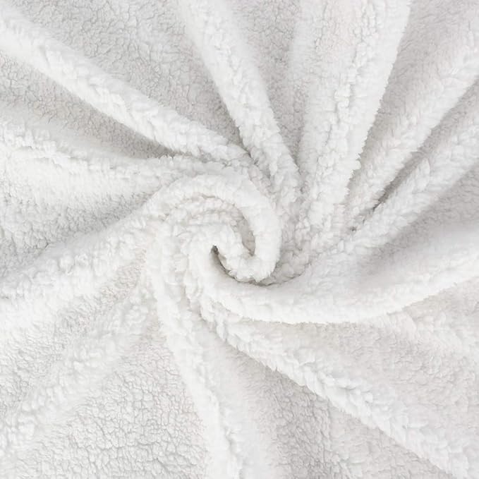 American Baby Company Heavenly Soft Chenille Sherpa Receiving Blanket, 3D Gray, 30" x 35", Warm and Cozy for Boys and Girls, Ideal for Baby Carrier, Stroller, and Travel