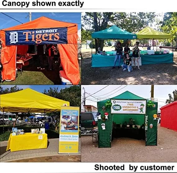 ABCCANOPY Easy Pop Up Canopy Tent with Sidewalls Commercial -Series, White
